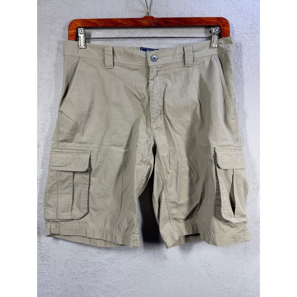 The North Face Cargo Shorts Mens 36 Tan Ripstop Hiking Utility Outdoor